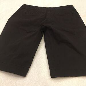 Arizona Size 5 Arizona jean shorts dark navy longer length  slit back pockets